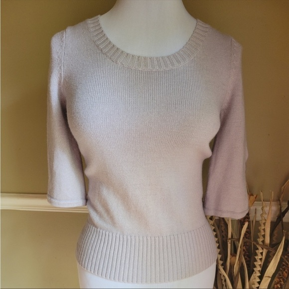 Leib Olmai LA Designer Size Small Gray Wool Blend Sweater - Picture 1 of 9